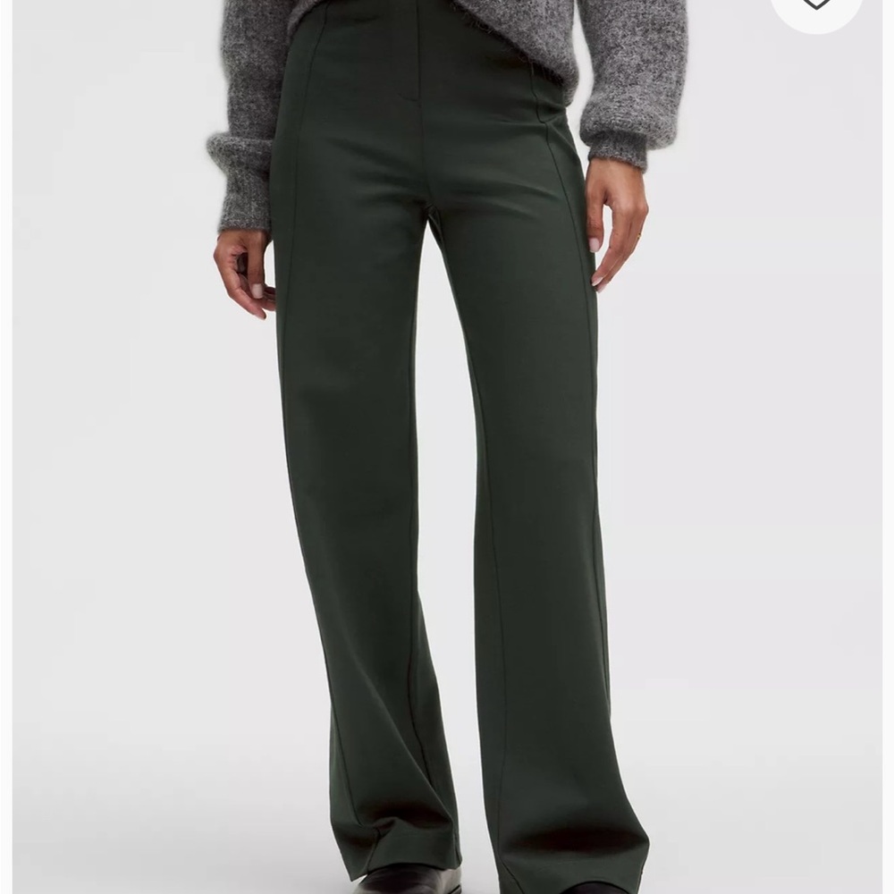 NWT Lululemon Stretch Knit Straight Leg Pull On Pant Size L